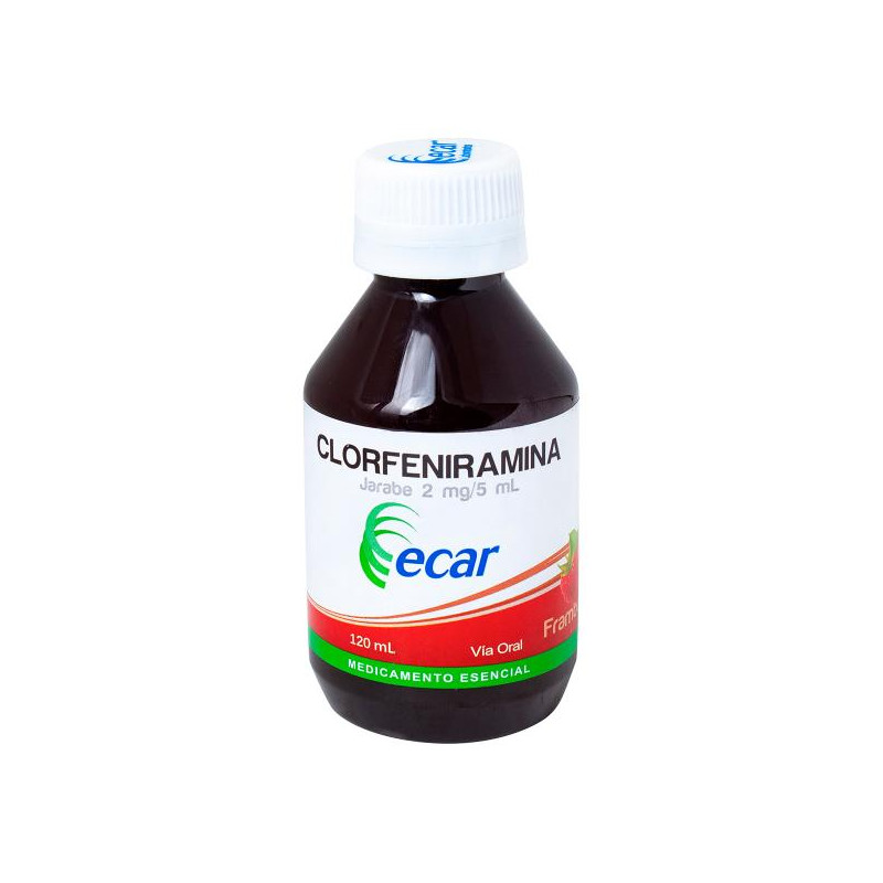 CLORFENIRAMINA JARABE 120 ML EC CLORFENIRAMINA CLORFENIRAMINA JARABE 120 ML EC CLORFENIRAMINA