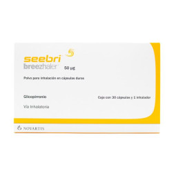 SEEBRI BREEZHALER 50 MG 30 CAPSULAS (A) GLICOPIRRONIO