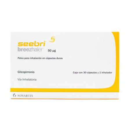 SEEBRI BREEZHALER 50 MG 30 CAPSULAS (A) GLICOPIRRONIO