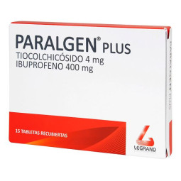 PARALGEN PLUS 15 TABLETAS TIOCOLCHICOSIDO