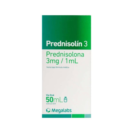 PREDNISOLIN 3 3 MG SOLUCION 50 ML PREDNISOLONA