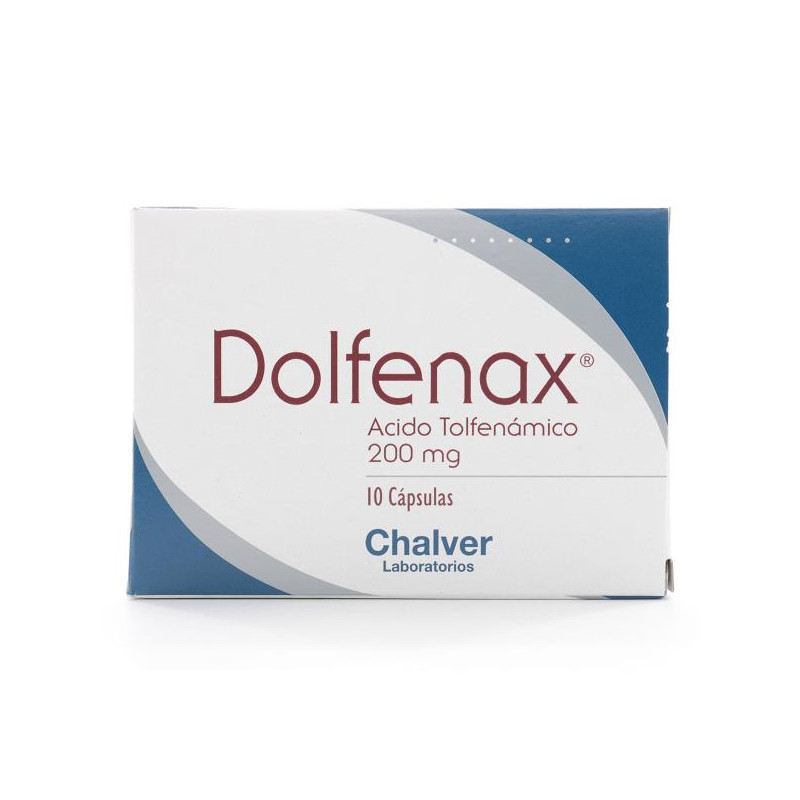 DOLFENAX 200 MG 10 CAPSULAS ACIDO TOLFENAMICO