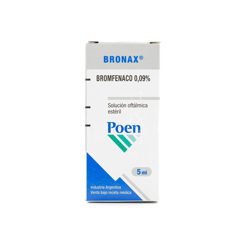BRONAX GOTAS 0.09% 5ML BROMFENACO BRONAX GOTAS 0.09% 5ML BROMFENACO