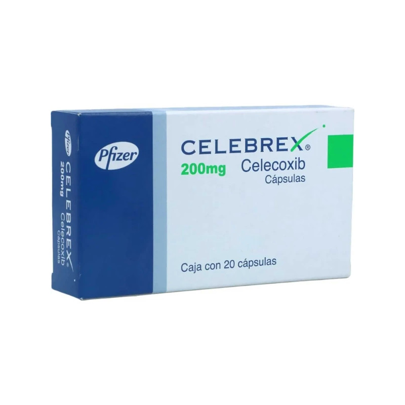 CELEBREX 200 MG 20 CAPSULAS (A)(DA)(PB) CELECOXIB CELEBREX 200 MG 20 CAPSULAS (A)(DA)(PB) CELECOXIB