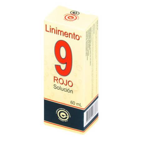 LINIMENTO 9 ROJO 60 ML MENTOL ALCANFOR SALICI.METILO