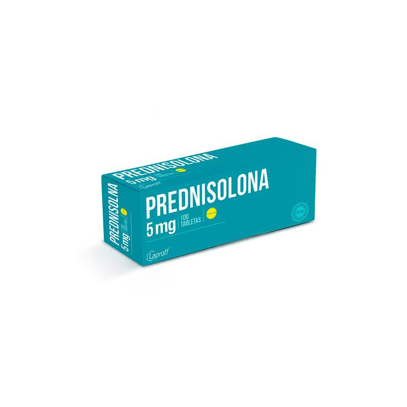 PREDNISOLONA 5 MG 100 TABLETAS LP PREDNISOLONA PREDNISOLONA 5 MG 100 TABLETAS LP PREDNISOLONA