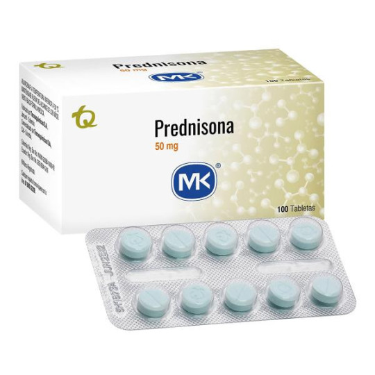 PREDNISONA 50 MG 100 TBS MK (A) PREDNISOLONA