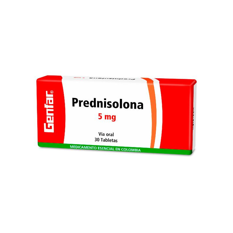 PREDNISOLONA 5 MG 30 TABLETAS GF PREDNISOLONA PREDNISOLONA 5 MG 30 TABLETAS GF PREDNISOLONA