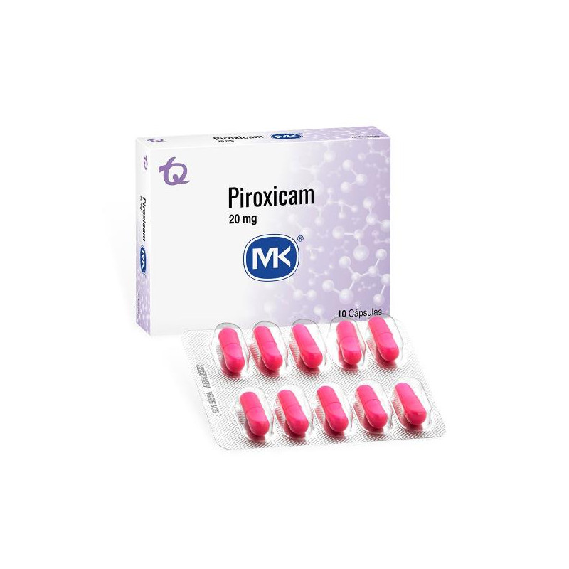 PIROXICAM 20 MG 10 CAPSULAS MK PIROXICAM