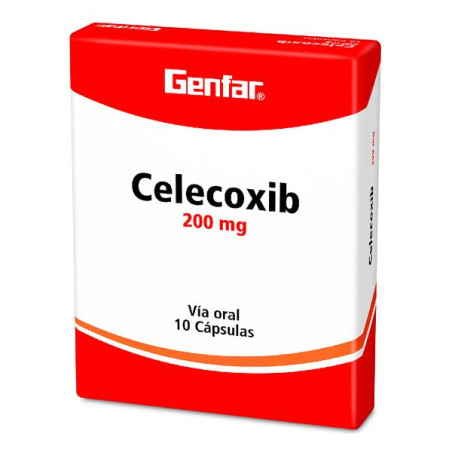 CELECOXIB 200 MGS X 10 CAPS GENFAR