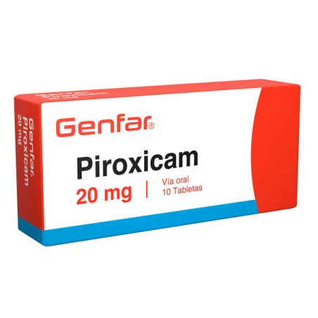 PIROXICAM 20 MG 10 CAPSULAS GF PIROXICAM