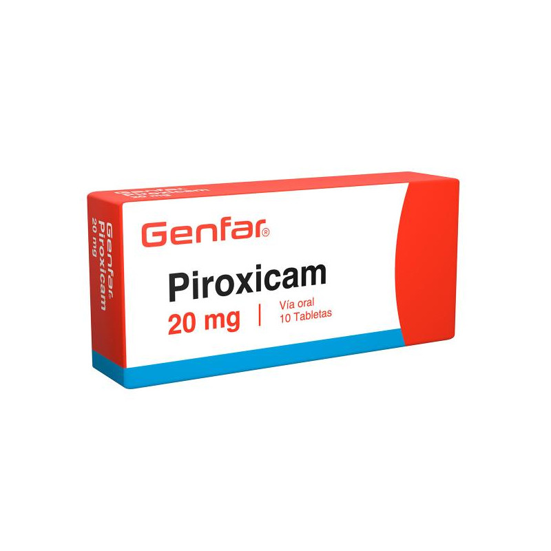 PIROXICAM 20 MG 10 CAPSULAS GF PIROXICAM
