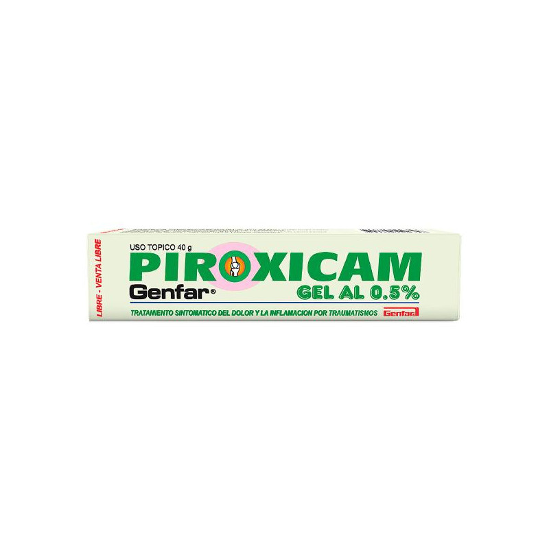 PIROXICAM GEL 0.5% 40 GR GF PIROXICAM
