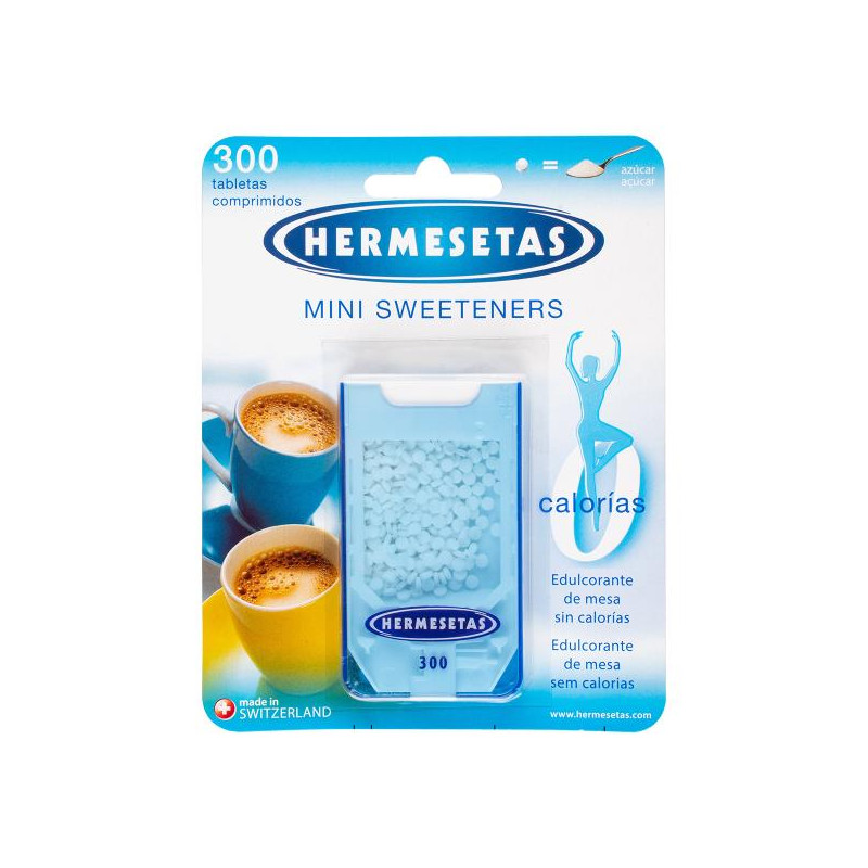 HERMESETAS MINI SWEETENERS X 300 COMP EDULCOLORANTES