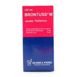 BRONTUSS M PEDIATRICO JARABE 120 ML BROMHEXINA