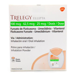 TRELEGY ELLI.100MCG/62.5MCG/25MCG 30DOS. 