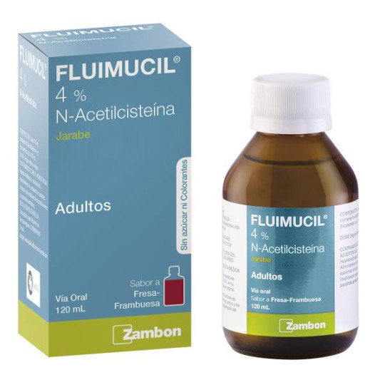 FLUIMUCIL JARABE 4% 120 ML ACETILCISTEINA