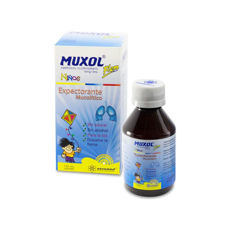 MUXOL FLEM NINOS JARABE 120 ML AMBROXOL MUXOL FLEM NINOS JARABE 120 ML AMBROXOL