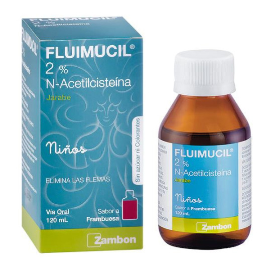 FLUIMUCIL 2% 120 ML. ACETILCISTEINA FLUIMUCIL 2% 120 ML. ACETILCISTEINA