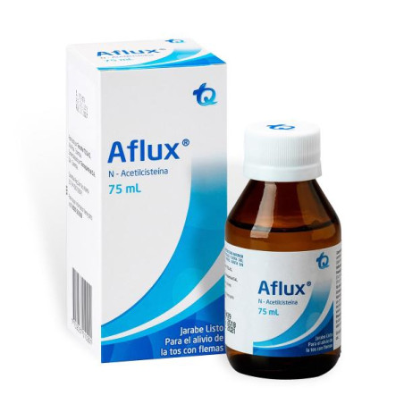 AFLUX JARABE LISTO 75 ML ACETILCISTEINA
