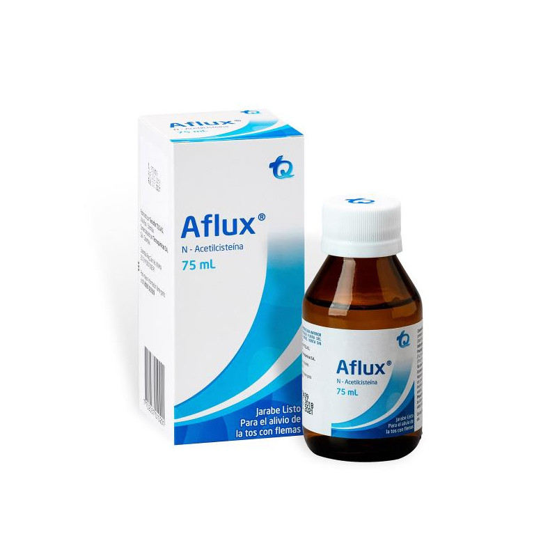 AFLUX JARABE LISTO 75 ML ACETILCISTEINA