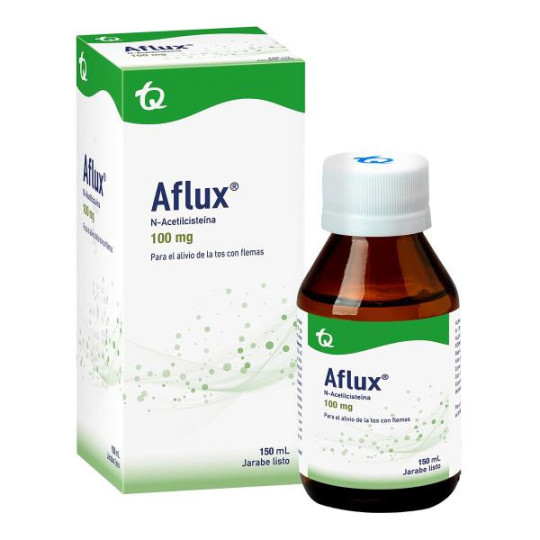 AFLUX JARABE LISTO 150 ML ACETILCISTEINA AFLUX JARABE LISTO 150 ML ACETILCISTEINA