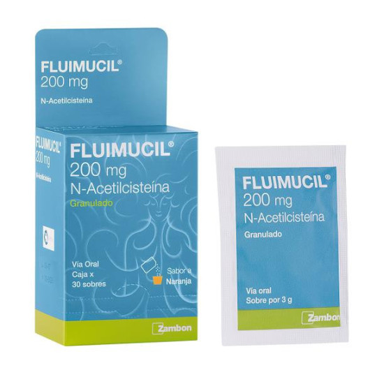 FLUIMUCIL 200 MG 30 SBS ACETILCISTEINA