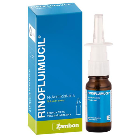 RINOFLUIMUCIL SOLUCION SPRAY 10 ML ACETILCISTEINA RINOFLUIMUCIL SOLUCION SPRAY 10 ML ACETILCISTEINA