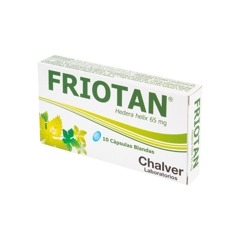 FRIOTAN HEDERA HELIX 65MG 10 CAPSULAS FRIOTAN HEDERA HELIX 65MG 10 CAPSULAS