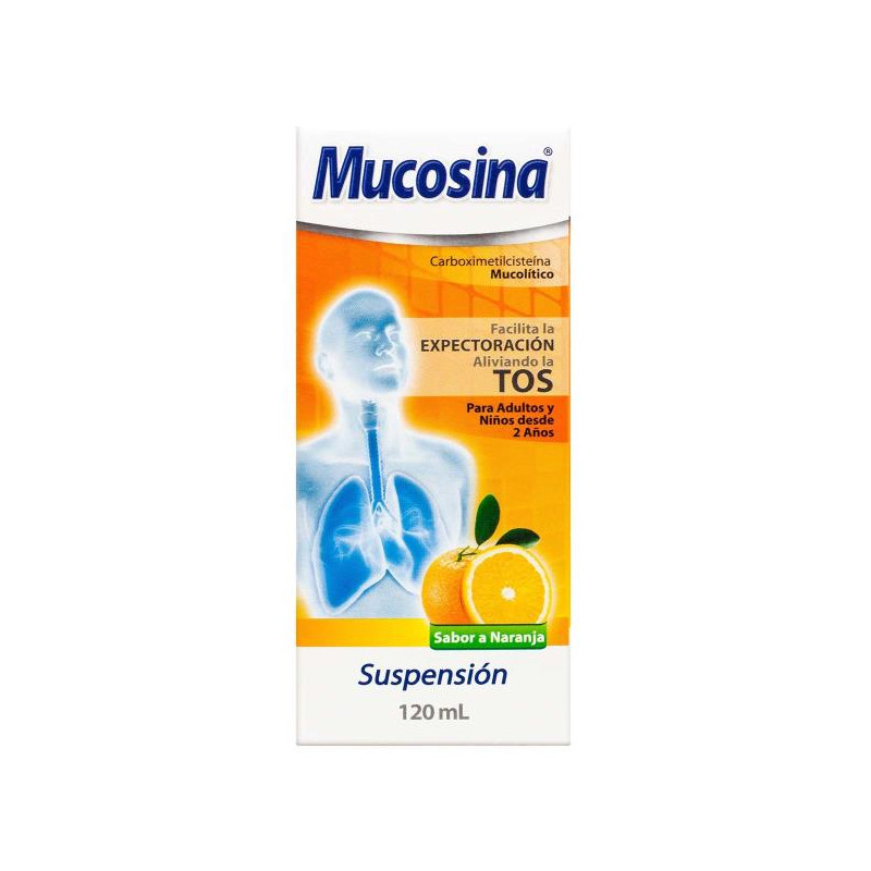 MUCOSINA SUSPENSION 120 ML CARBOXIMETILCISTEINA