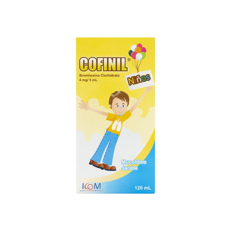 COFINIL NINOS 4 MGS X 120 ML (PUMCV) (BROMHEXINA)