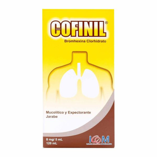 COFINIL ADULTO SUSP 8 MGS X 120 ML (PUMCV) (BROMHEXINA)