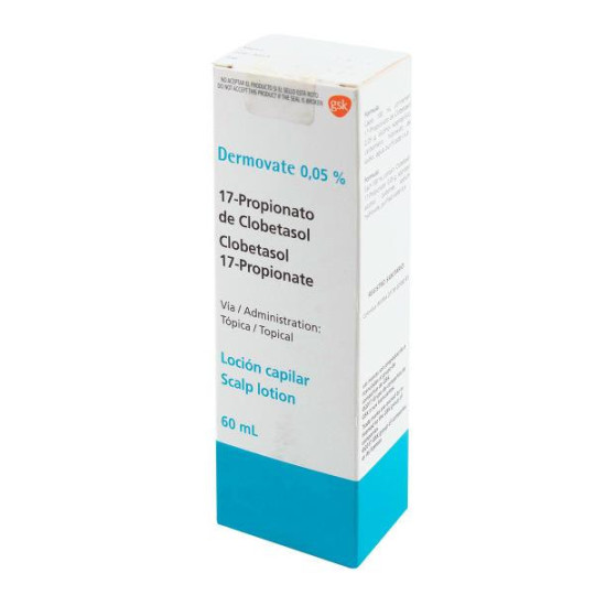 DERMOVATE LOCION CAPILAR 60 ML (DA) CLOBETASOL