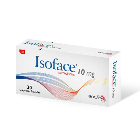 ISOFACE 10 MG 30 CAPSULAS(A)(DA) ISOTRETINOINA
