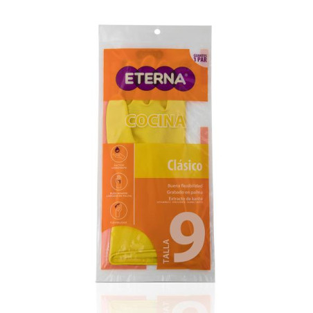 GUANTE USO DOMESTICO ETERNA 9 GUANTES