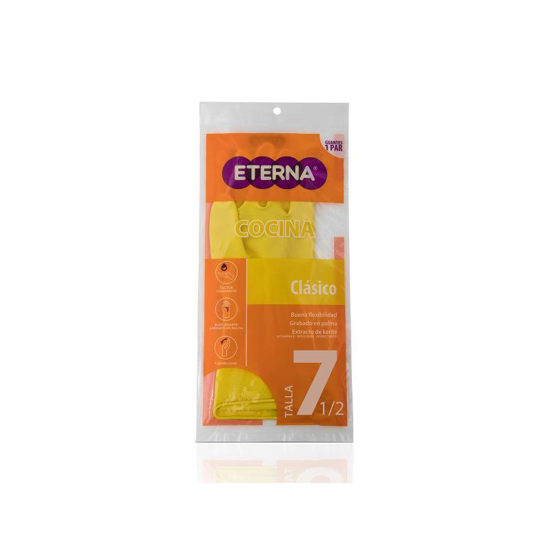 GUANTE USO DOMESTICO ETERNA 7 1/2 GUANTES