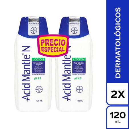 2 ACID MANTLE N LOCION 120 ML P.E 