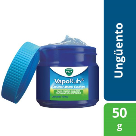 VICK VAPORUB 50 GR SALICILATO DE METILO-MENTOL-ALCANFOR