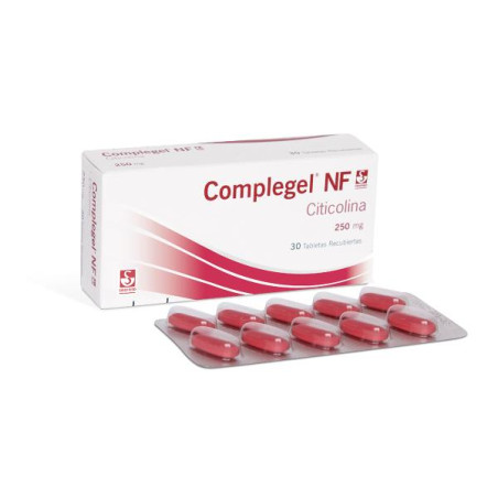 COMPLEGEL NF 250 MG 30 TABLETAS (DA) CITICOLINA