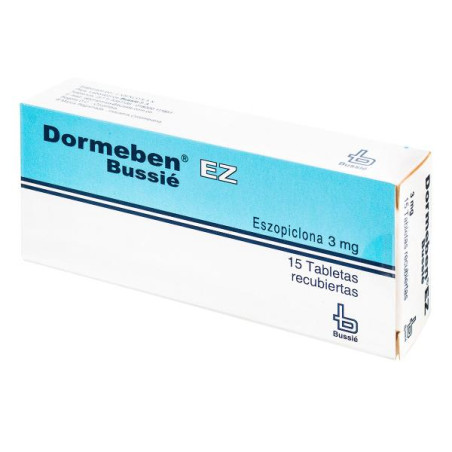 DORMEBEN EZ 3 MG 15 TABLETAS(PB) ESZOPICLONA