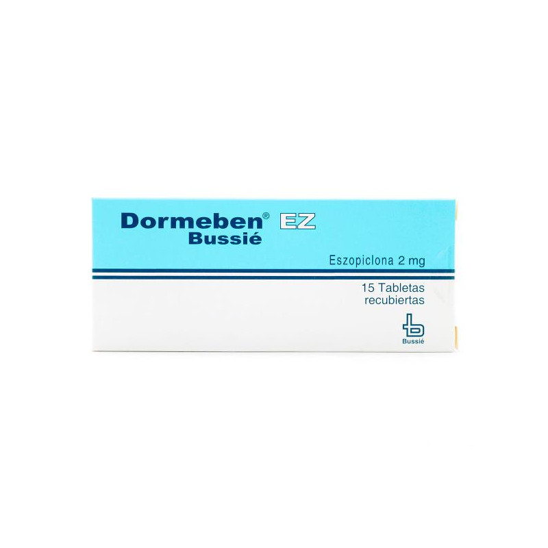 DORMEBEN EZ 2 MG 15 TABLETAS(PB) ESZOPICLONA