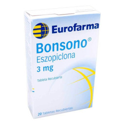 BONSONO (ESZOPICLONA 3MG) 20 TAB (M)