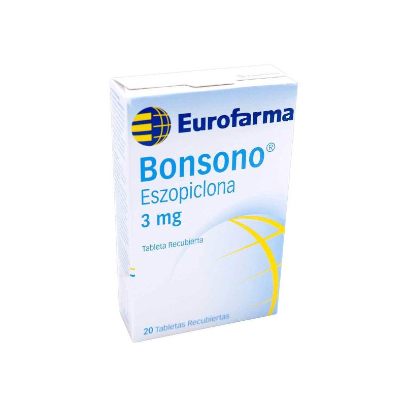 BONSONO (ESZOPICLONA 3MG) 20 TAB (M)