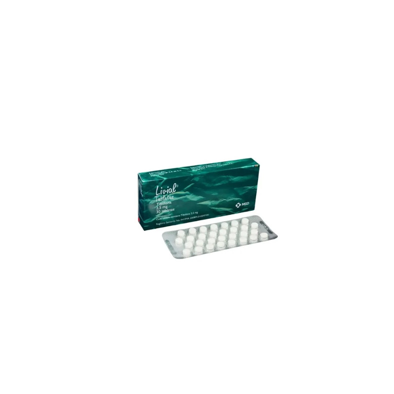 LIVIAL 2.5 MG 30 TABLETAS (DA)(A) TIBOLONA