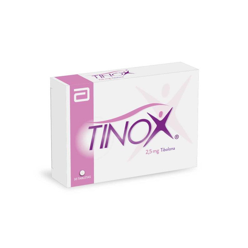 TINOX 2.5 MG 30 TABLETAS (A)(PB)(DA) TIBOLONA