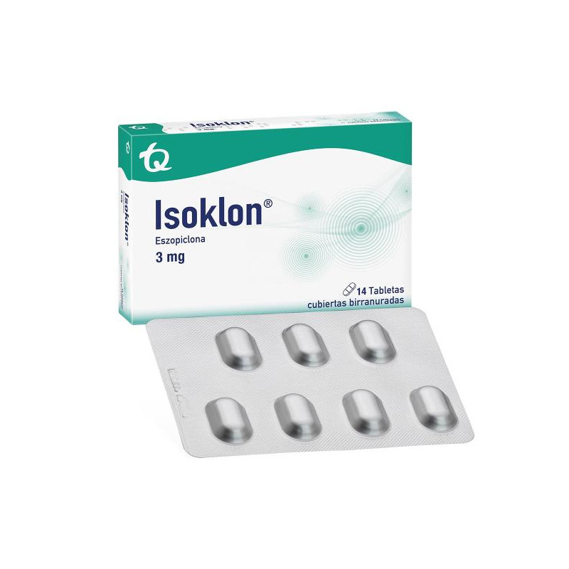 ISOKLON 3 MG 14 TABLETAS (DA) ESZOPICLONA