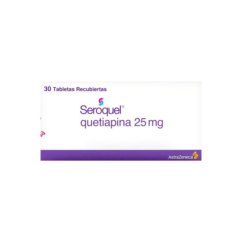 SEROQUEL 25 MGS X 30 TBS