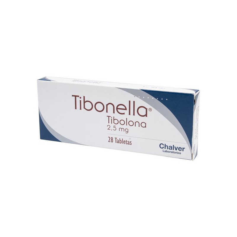 TIBONELLA 2.5 MG 28 TABLETAS (A)(DA) TIBOLONA