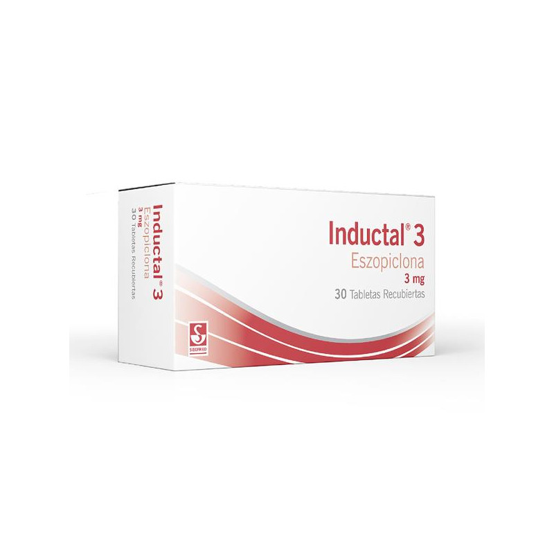 INDUCTAL 3 MG 30 TABLETAS ESZOPICLONA