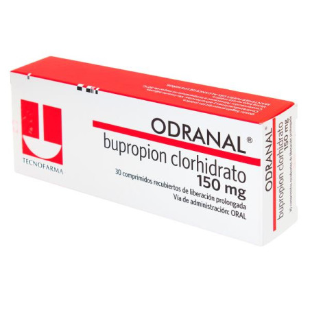 ODRANAL 150 MGS 30 TABLETAS (A) BUPROPION